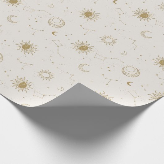 Vintage Gestaltungsmuster Geschenkpapier (Ecke)