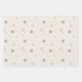 Vintage Gestaltungsmuster Geschenkpapier Set (Vorderseite 2)