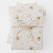 Vintage Gestaltungsmuster Geschenkpapier Set (Beispiel)