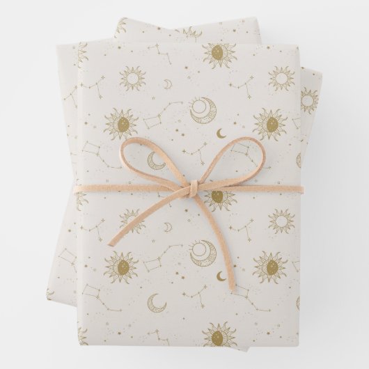 Vintage Gestaltungsmuster Geschenkpapier Set (Beispiel)