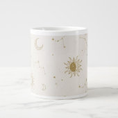 Vintage Gestaltungsmuster Jumbo-Tasse (Vorderseite)