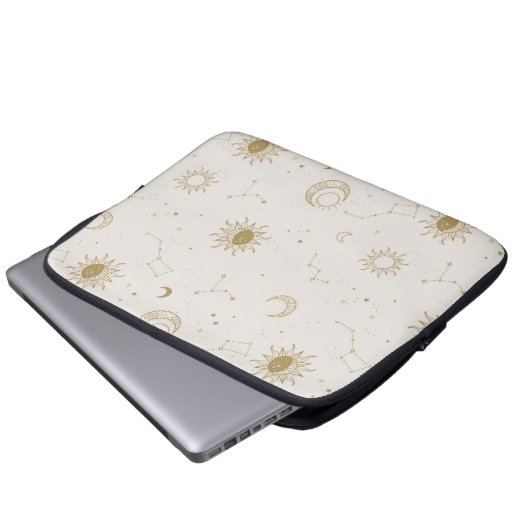 Vintage Gestaltungsmuster Laptopschutzhülle (Vorne Knopf)