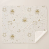 Vintage Gestaltungsmuster Sherpadecke (Vorderseite (Horizontal))