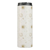 Vintage Gestaltungsmuster Thermosbecher (Rückseite)