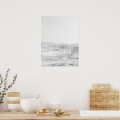 Vintage gestrichene Berge bemalt Hills Poster (Küche)