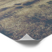 Vintage gestrichene Hügel Oregon Poster (Ecke)