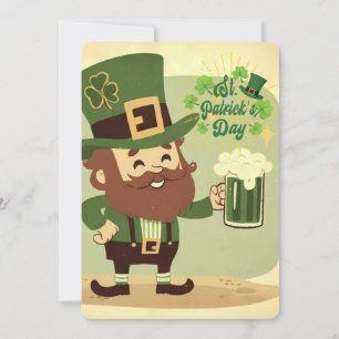 Vintage gestylter St. Patrick's Day Feiertagskarte