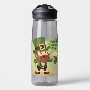 Vintage gestylter St. Patrick's Day Trinkflasche