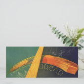 Vintage gesunde Lebensmittel, Vollkornbrot (Stehend Vorderseite)