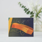 Vintage gesunde Lebensmittel, Vollkornbrot Postkarte (Stehend Vorderseite)