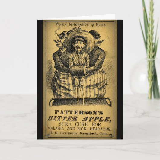 Vintage Get Well Medicinal Inserate-Card Karte (Vorderseite)