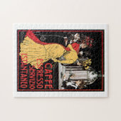 Vintage-Getränk Kaffee Espresso Puzzle (Horizontal)