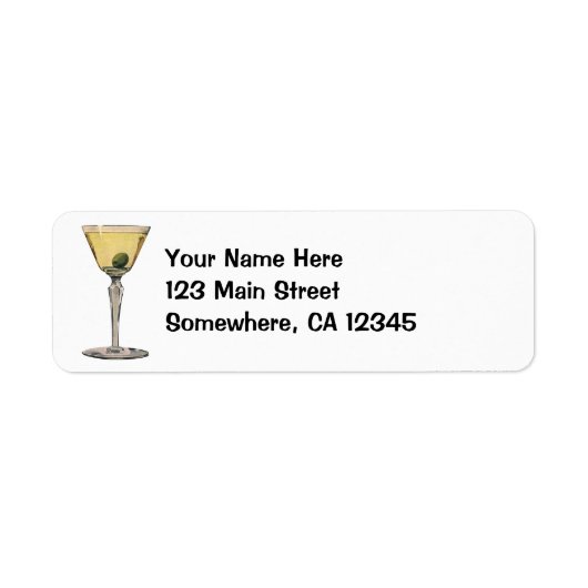 Vintage Getränke Getränke, Martini-Cocktail (Vorne)