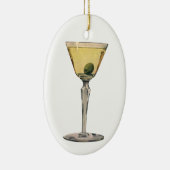 Vintage Getränke Getränke, Martini-Cocktail Keramik Ornament (Rechts)