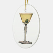 Vintage Getränke Getränke, Martini-Cocktail Keramikornament (Links)