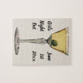 Vintage Getränke Getränke, Martini-Cocktail Puzzle (Horizontal)