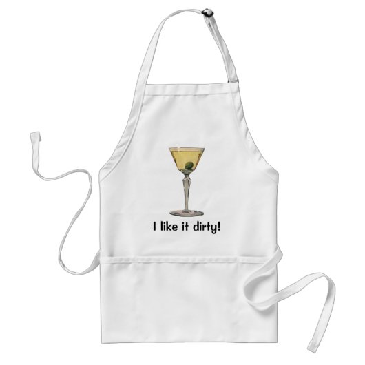 Vintage Getränke Getränke, Martini-Cocktail Schürze (Vorne)