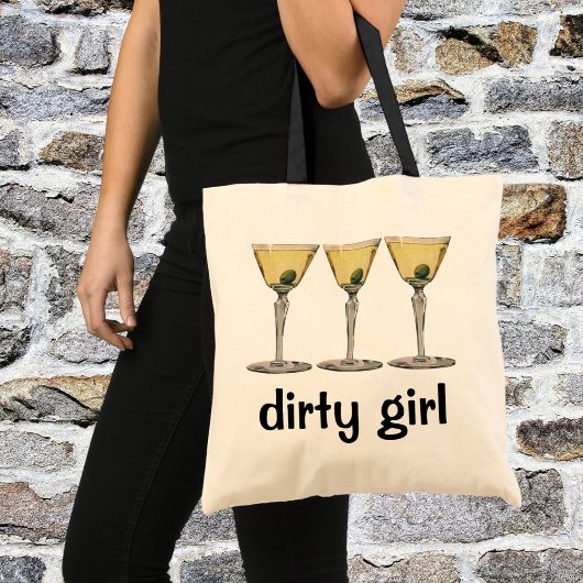 Vintage Getränke Getränke, Martini-Cocktail Tragetasche