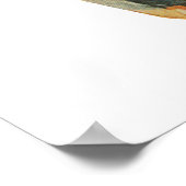 Vintage Getränke, Orangensaftglas - Frühstück Poster (Ecke)