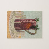 Vintage Getränke und Getränke, Pitcher aus Sangria Puzzle (Horizontal)