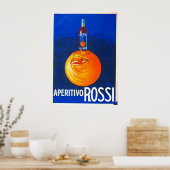 Vintage Getränkeanzeige 1930 Poster (Küche)