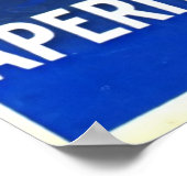 Vintage Getränkeanzeige 1930 Poster (Ecke)