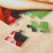 Vintage-Getränkemädchen Puzzle (Seite)