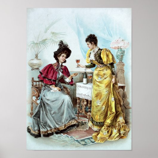 Vintage Getränkewerbung Poster (Vorne)