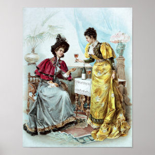 Vintage Getränkewerbung Poster