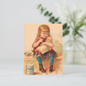 Vintage: Getränkewerbung - Postkarte (Stehend Vorderseite)