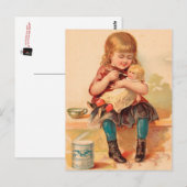 Vintage: Getränkewerbung - Postkarte (Vorne/Hinten)
