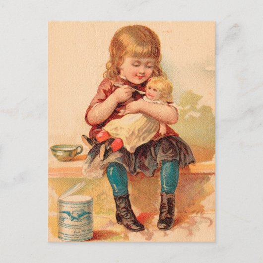Vintage: Getränkewerbung - Postkarte (Vorderseite)
