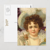 Vintage Getränkewerbung Postkarte (Vorne/Hinten)