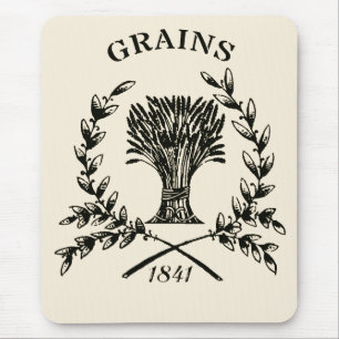 Vintage-Getreidesack-Logo Mousepad