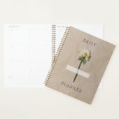 Vintage getrocknete Rose und gealterte Papierstruk Planer (Anzeige)