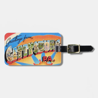 Vintage Gettysburg PA  Gepäckanhänger