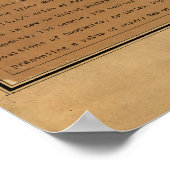 Vintage Gettysburger Schlachtfeldkarte (1898) Poster (Ecke)