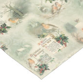 Vintage Gewänder und Weihnachtsgrüße Großer Tischläufer (Ecke)