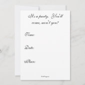 Vintage Gewerkschafts-Jack-Einladung (vertikal) Einladung (Rückseite)