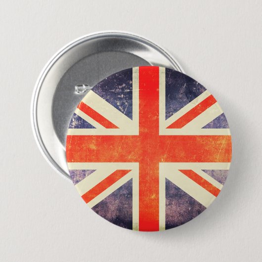 Vintage Gewerkschafts-Jackflagge Button (Vorne & Hinten)