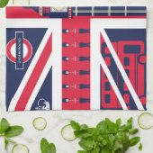 Vintage Gewerkschafts-Jackflagge mit Handtuch (Gefaltet)