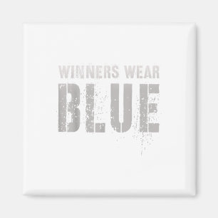 Vintage Gewinner tragen das Blaue Sommerlager Team Magnet