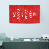 Vintage Gewohnheit behalten Ruhe und machen Banner (Messeveranstaltung)