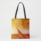 Vintage Gewürzinseln Sansibar Tasche (Vorderseite)