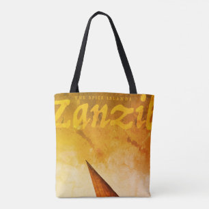 Vintage Gewürzinseln Sansibar Tasche