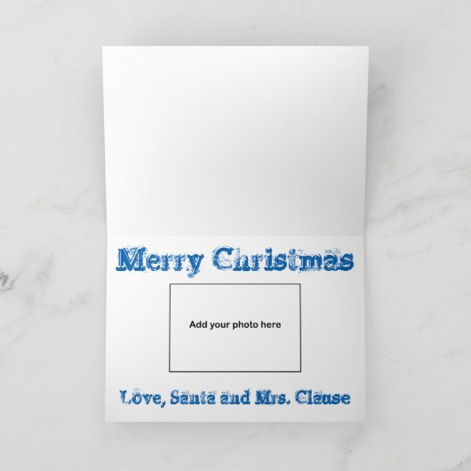 Vintage Gewürzkörner Feiertagskarte (Innenseite)