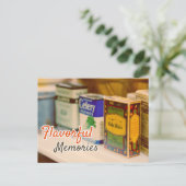 Vintage Gewürzkörner Postkarte (Stehend Vorderseite)