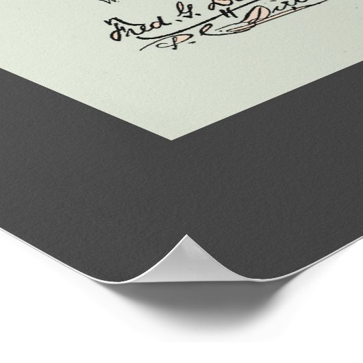 Vintage Gewürzmühle Poster (Ecke)