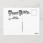 Vintage GHOST STORIES HALLOWE EN PARTY Postkarte (Rückseite)