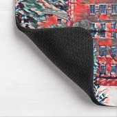 Vintage Gibson Mill Red Impressionist Sketch Mousepad (Ecke)